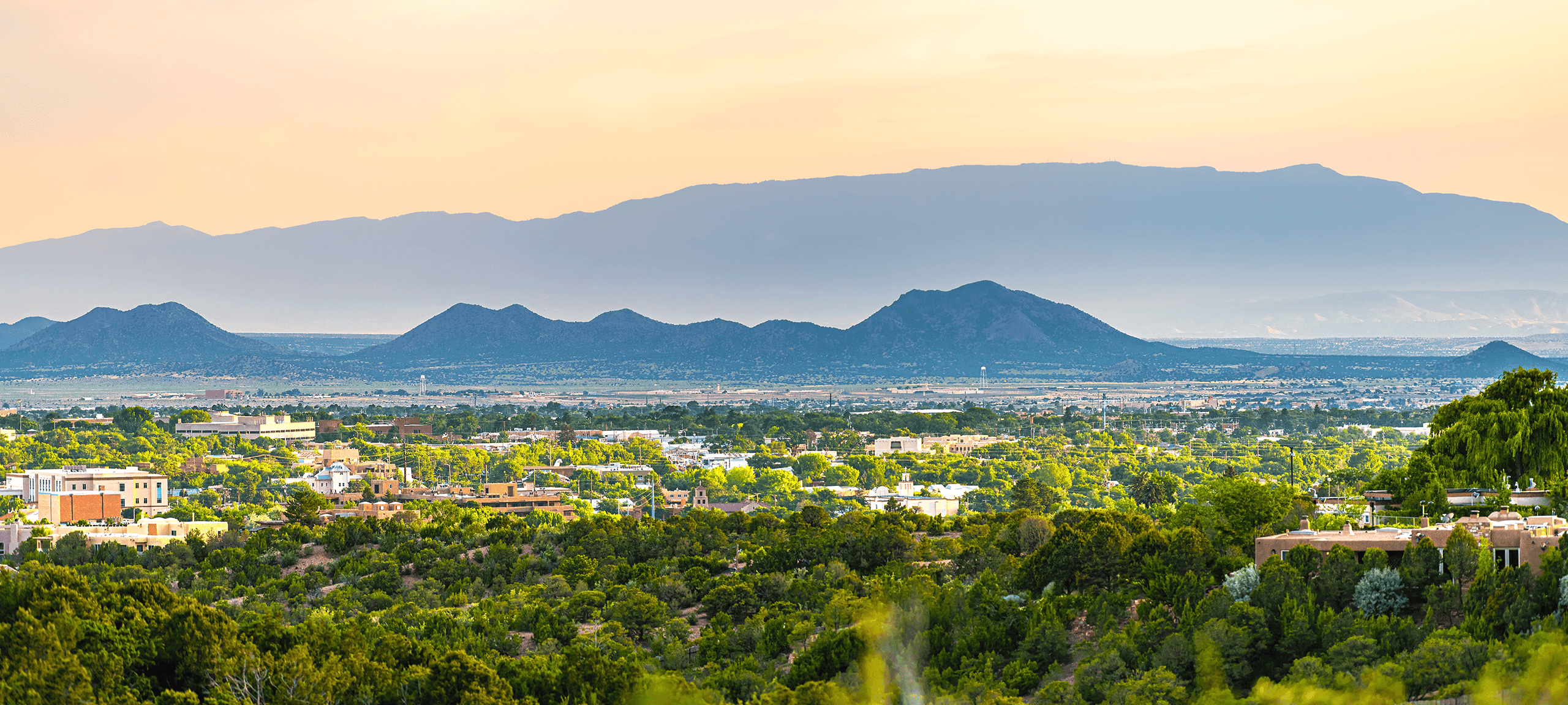 Luxury homes and scenic views in Las Campanas, Santa Fe, New Mexico